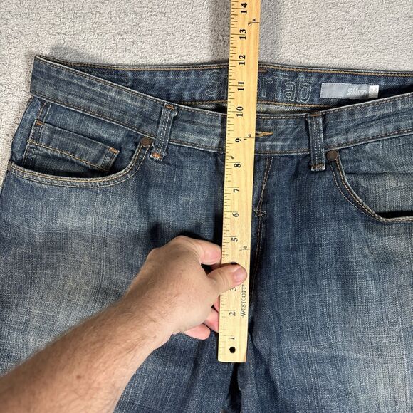 Levi’s Silvertab Slim Jeans Men’s Size 36x29 Medium Wash Flap Pockets - Picture 6 of 14